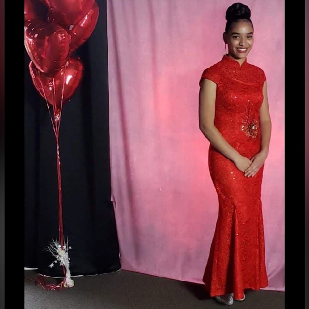 Authentic Red Asian Dress